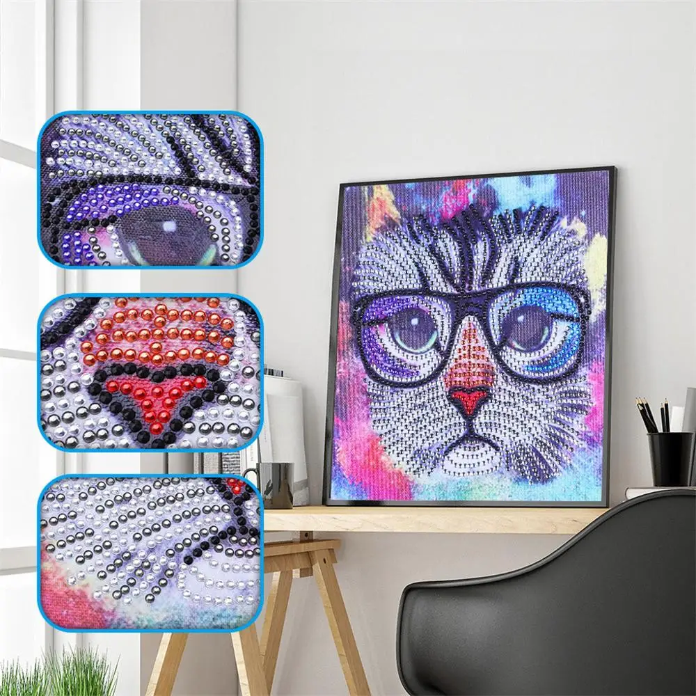 9 Алмазная картина особой формы DIY 5D часть Алмазная вышивка крестиком набор хрустальные стразы художественная вышивка - Цвет: 9