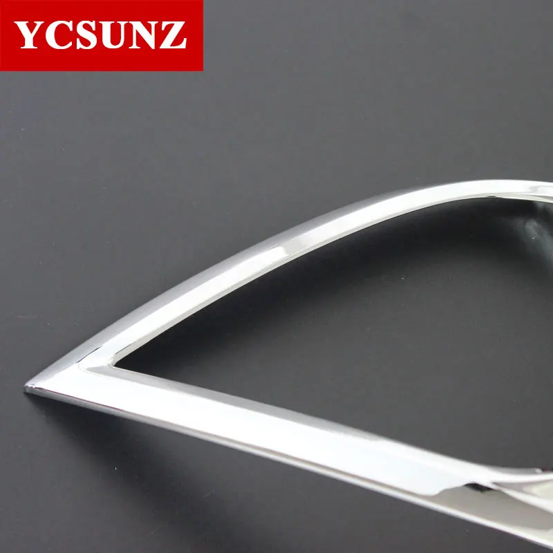 Автомобильные аксессуары ABS хромированный дизайн крышка фары для Toyota Hilux Vigo SR5 2012