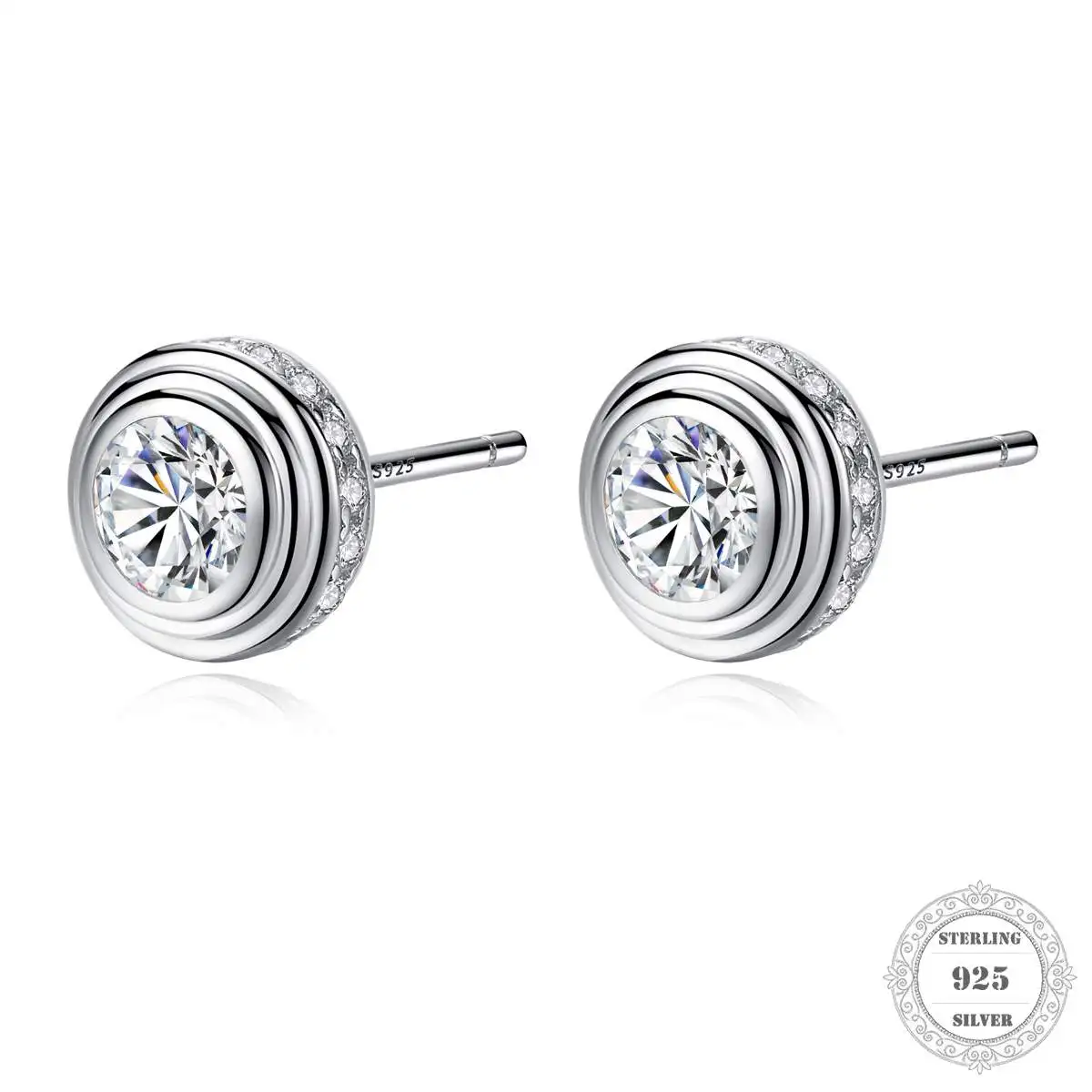 Серьги гвоздики маленькие женские модные космические ювелирные украшения Thomas