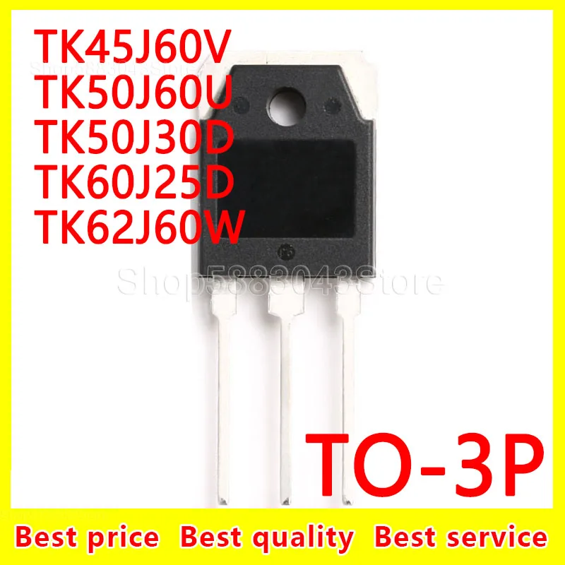 

(10pcs)100% new original TK45J60V TK50J60U TK50J30D TK60J25D TK62J60W TO-3P