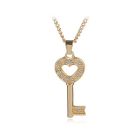 love heart key necklace lock unique symbol key love unlocking tool key necklace love woman mother girl gift wedding jewelry