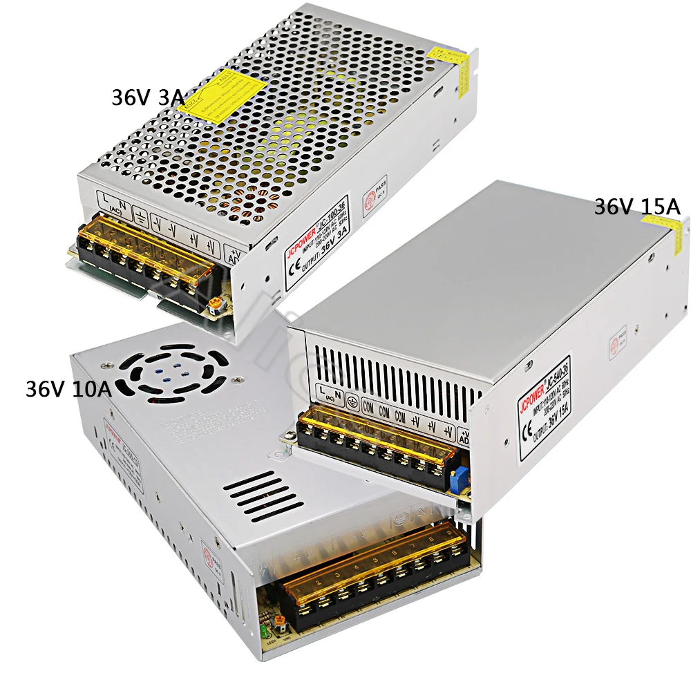 

Регулируемый импульсный источник питания DC36V 3A/10A/15A Swich Driver Transformer AC110V 220V to DC 36v для светодиодной ленсветильник с ЧПУ