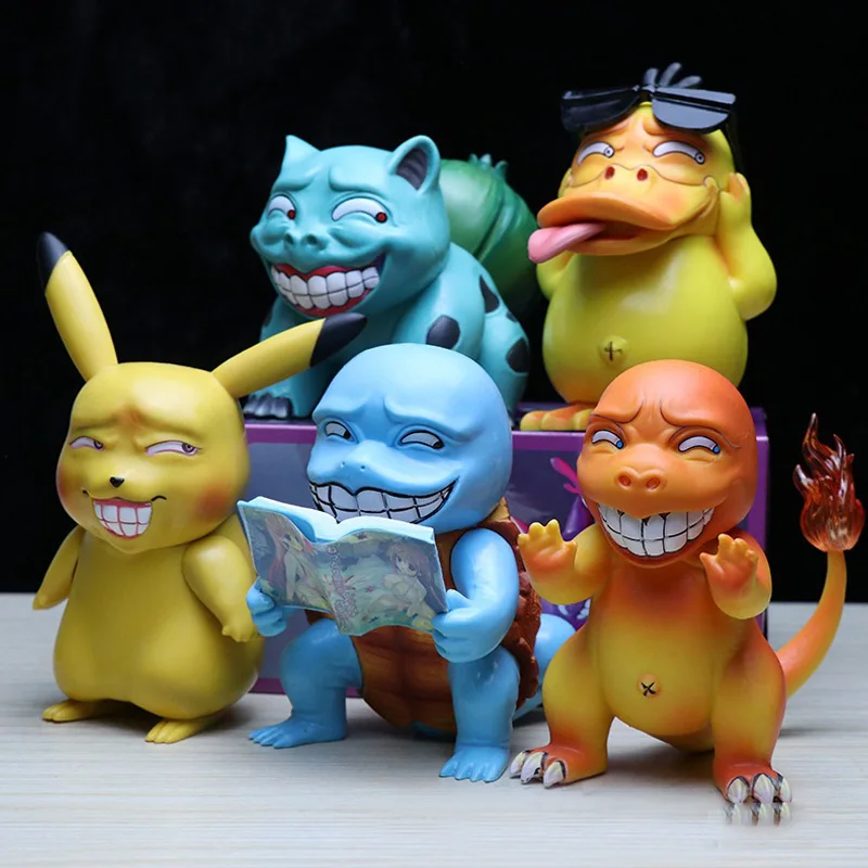 

Фигурка японского аниме «сделай сам», ПВХ экшн-модель, кавайная модель ручной работы, игрушки, достигаемая утка, маленький Огненный Дракон, ...