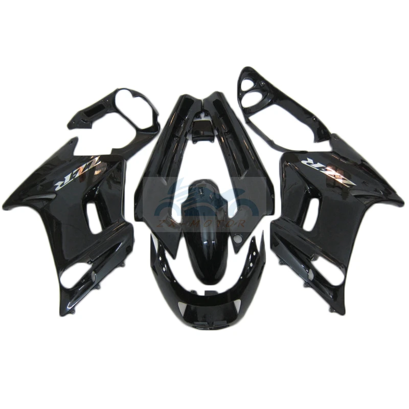 

Customize Paint Motorcycle Fairings Kits Fit For Kawasaki ZZR250 97 98-07 Black Grateful fairing zzr250 1997 1998-2007 HJ51