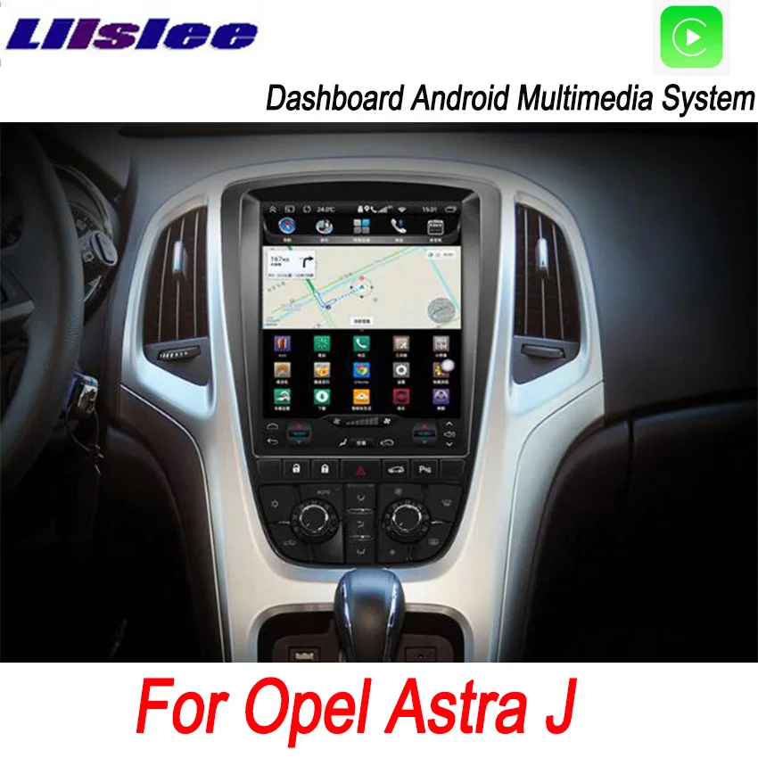 Liislee 2 din Android для Opel Astra J большой экран Автомобильный мультимедийный плеер GPS