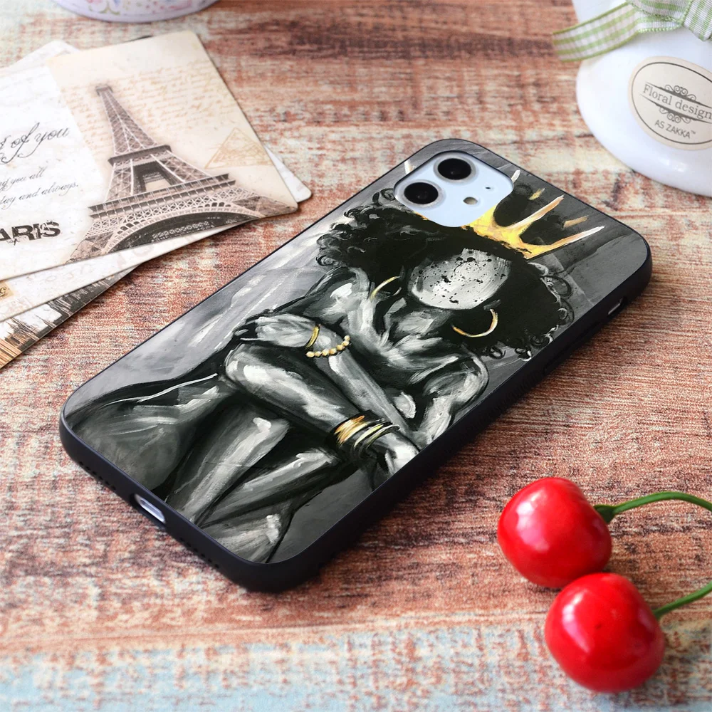 

For iPhone Naturally Queen IX Soft TPU Border Apple iPhone Case