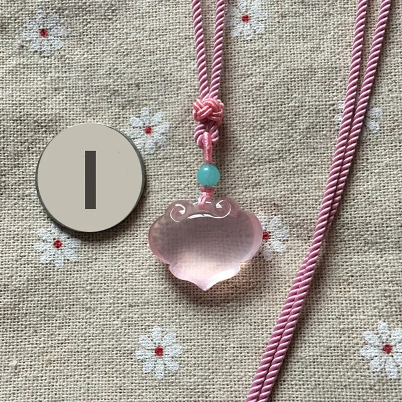 

Ming Hung Hung Jewellery Opening The Light Natural Ice Powder Safety As One es Lock Pendant Full Clean Flawless Powder Crystal