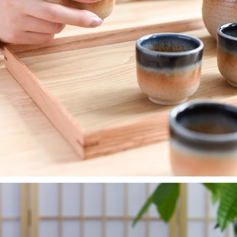 

Japanese Ceramic Sake Cup Wine Set Gift Box Vintage Sake Set Small Drink Dispenser Copos De Vidro Wine Bar Accessories LH50JH