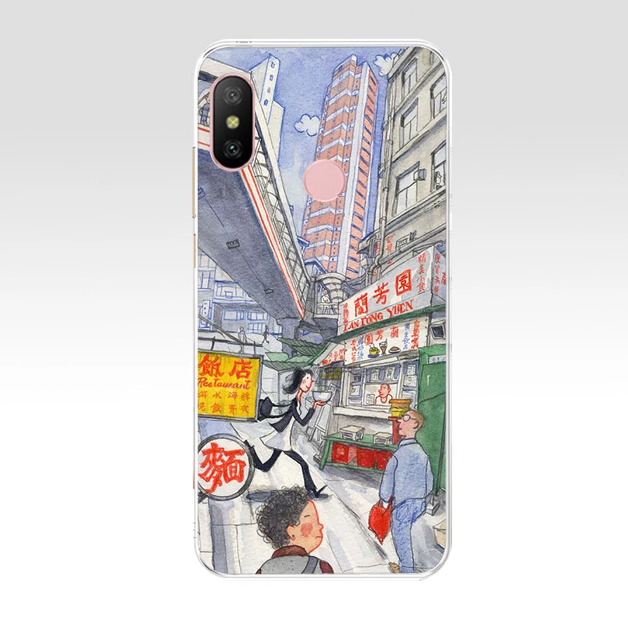 08AA Подарочный Мягкий силиконовый чехол из ТПУ для телефона Xiaomi Redmi 6 Pro 6A 7A Note 7 |