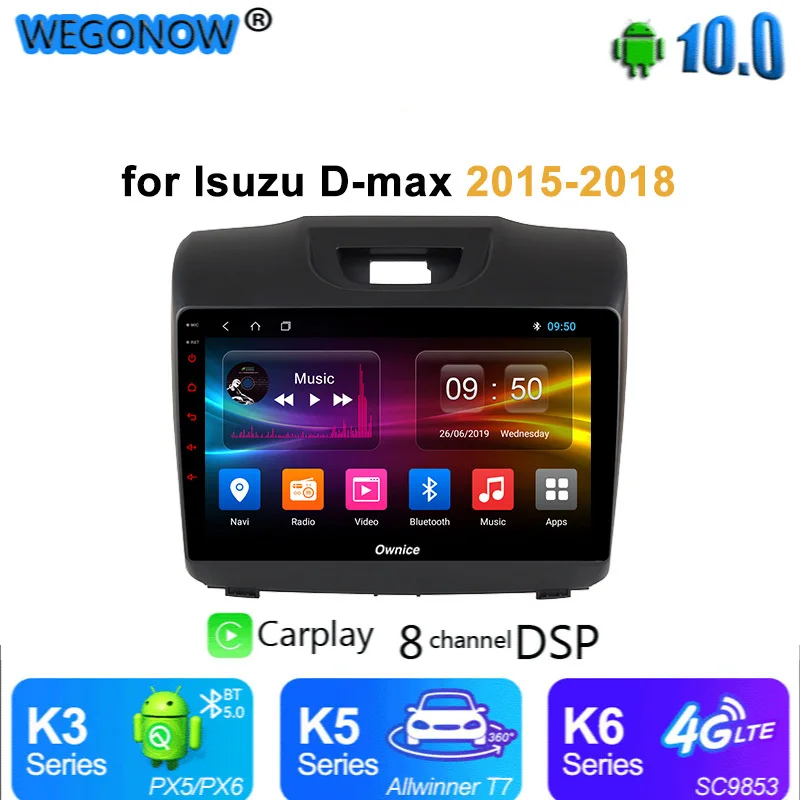 Ownice 4G 64G 9 дюймов Android 10 360 панорамный DSP оптический автомобильный DVD плеер GPS для