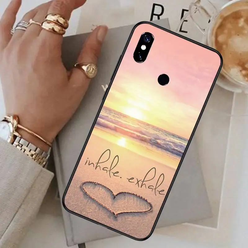 

Summer sea Beach lette pattern Phone Case For Xiaomi Redmi note 7 8 9 t max3 s 10 pro lite funda coque shell cover