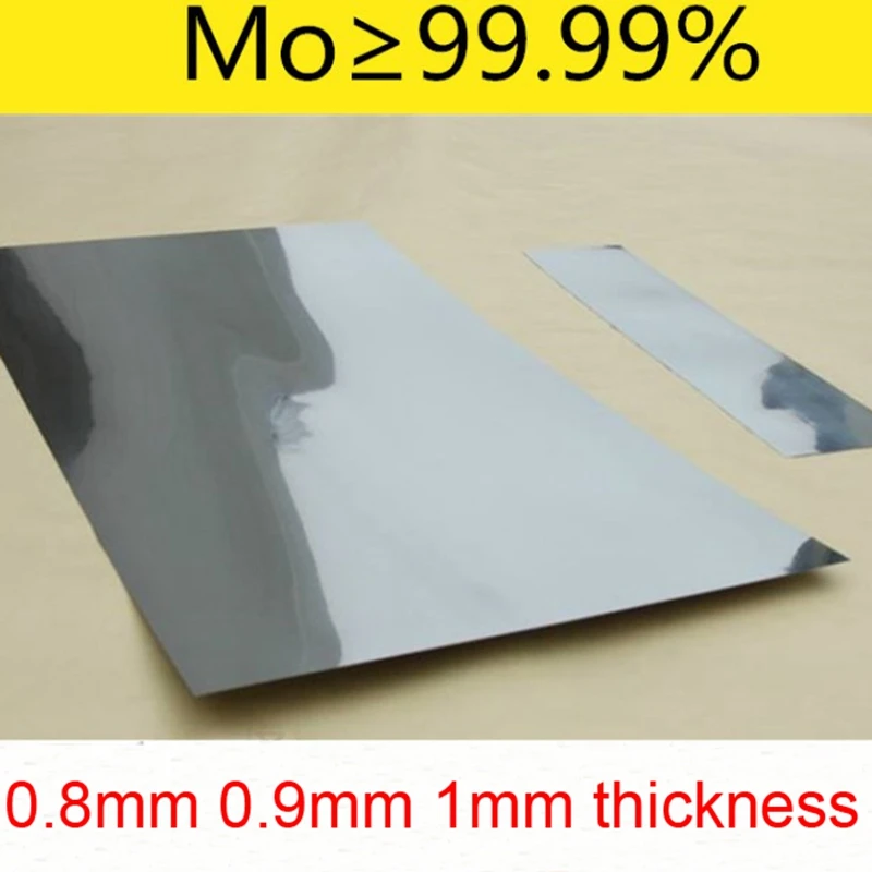 

0.8mm 0.9mm 1mm Mo 99.99% high-purity Molybdenum foil high-pure Molybdenum plate Molybdenum sheet research Molybdenum strip