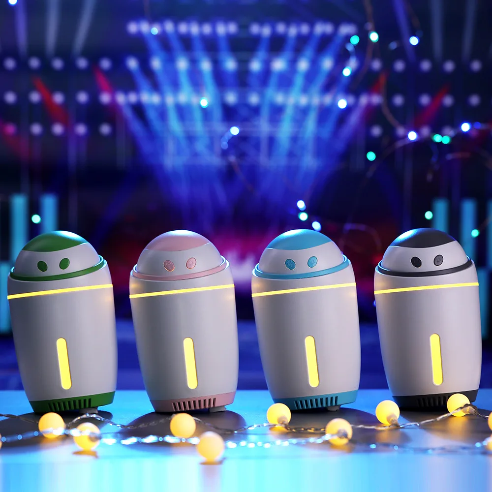 Новый креативный милый мини увлажнитель воздуха alien с USB и ночником для дома