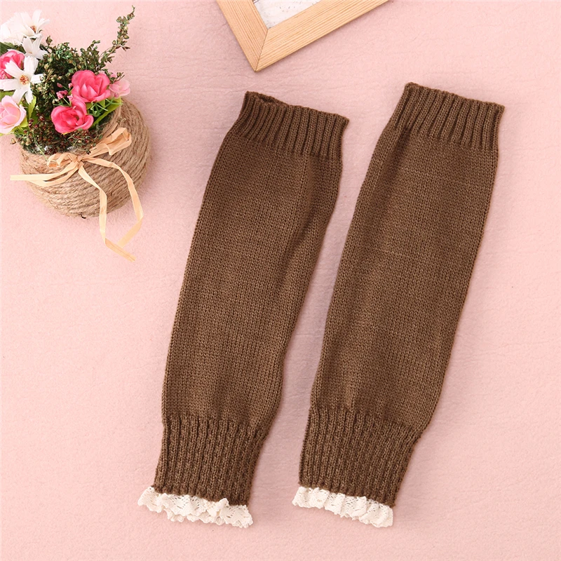 2019 г. новый брендовый вязаный в рубчик с кружевными оборками для маленьких