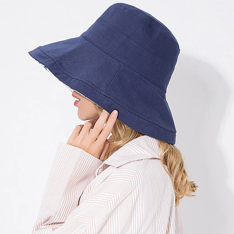 Весенне-осенние женские Панамы WELROG 2020 уличные шляпы с цветочным принтом и