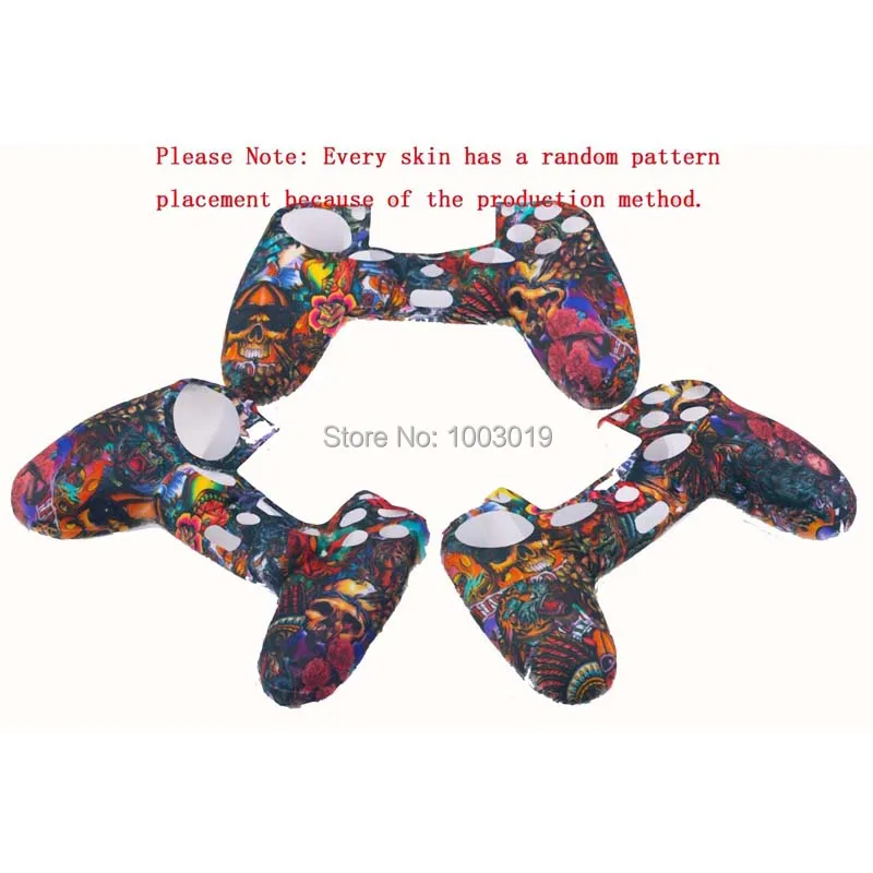 PS4 PS4 SLIM PRO Камуфляжный Противоскользящий силиконовый чехол с 2 колпачками для джойстика для Playstation 4 Dualshock 4