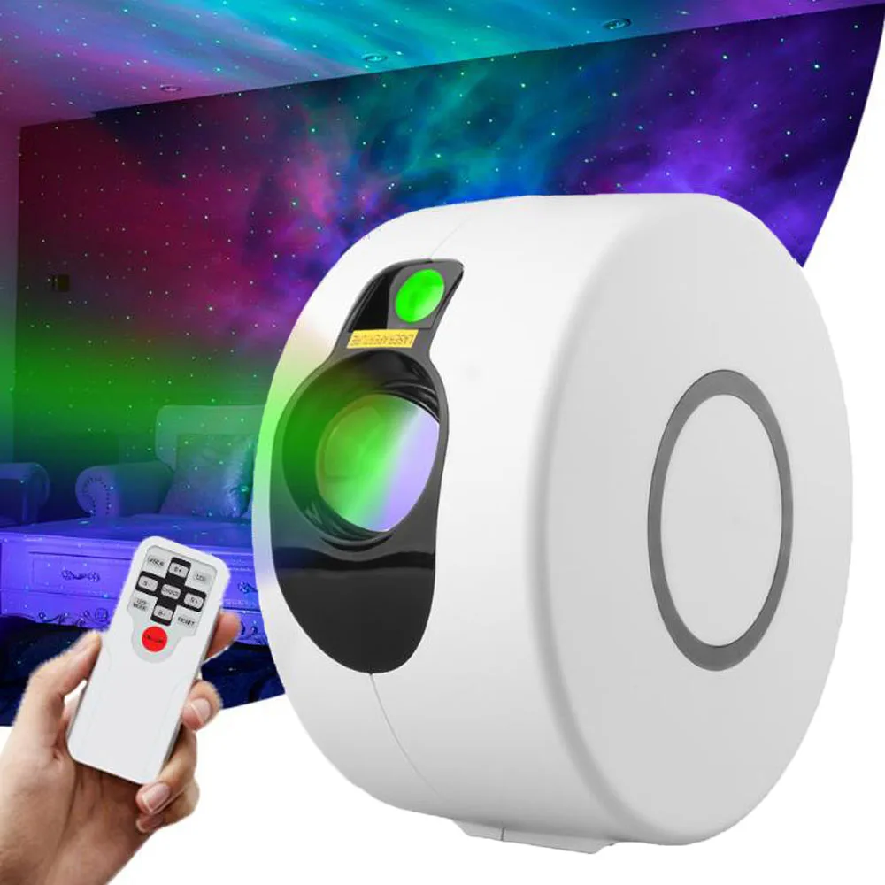 Лазерная галактика звездное небо светодиодный проектор вращающаяся лампа
