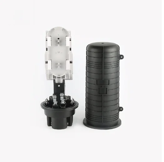 Dome fiber plastic enclosure 24-144 cores fiber optic splice closure