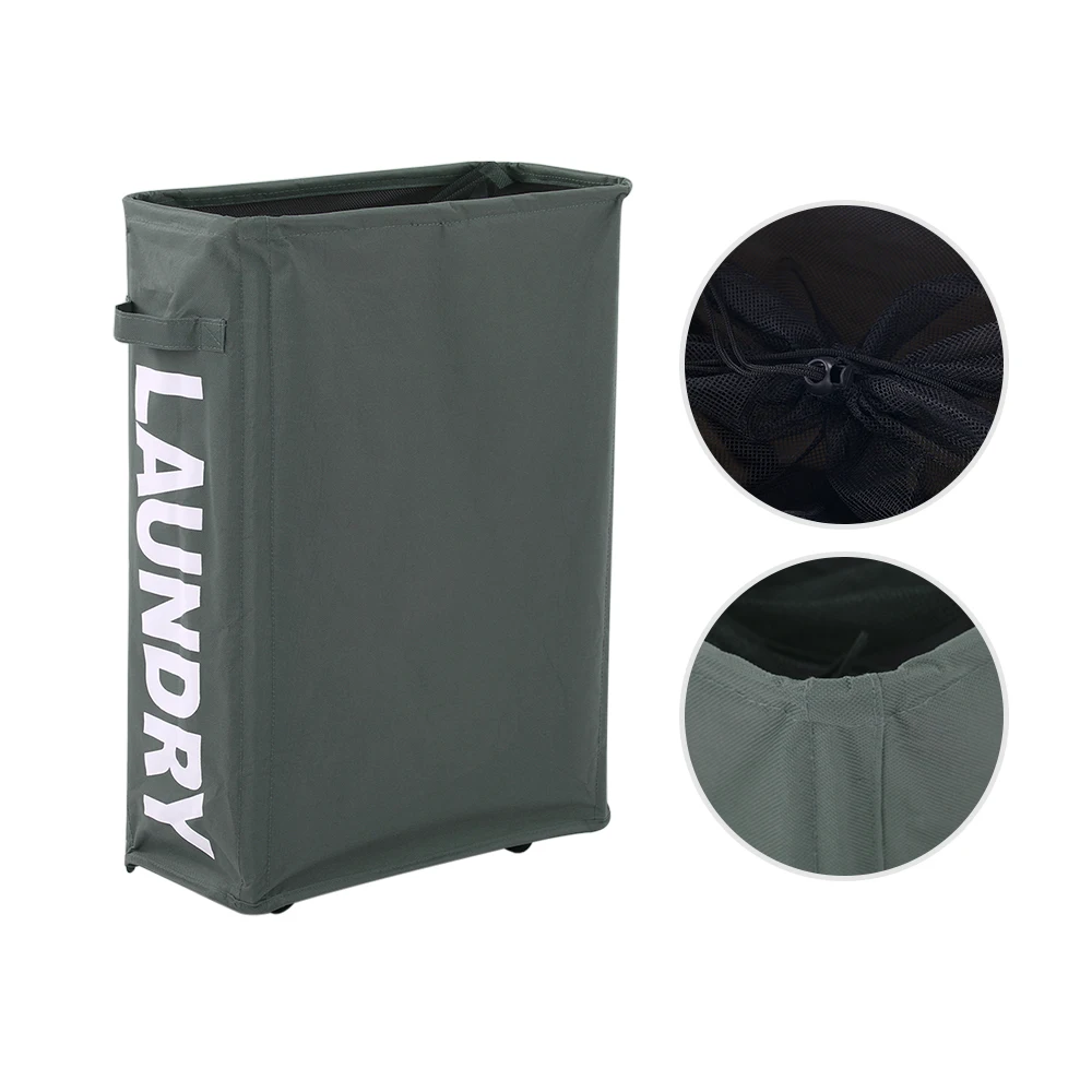 Новая коробка органайзер угловая тонкая складная корзина для белья из ткани