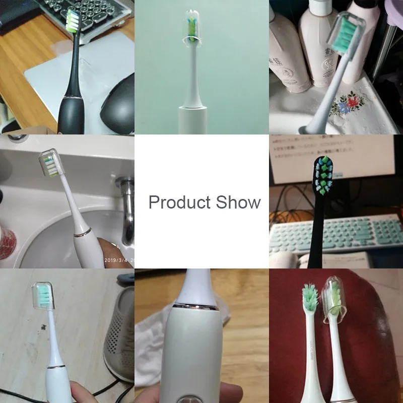4 шт. сменные насадки для электрической зубной щетки Xiaomi SOOCAS X3 SOOCARE|Насадки зубных