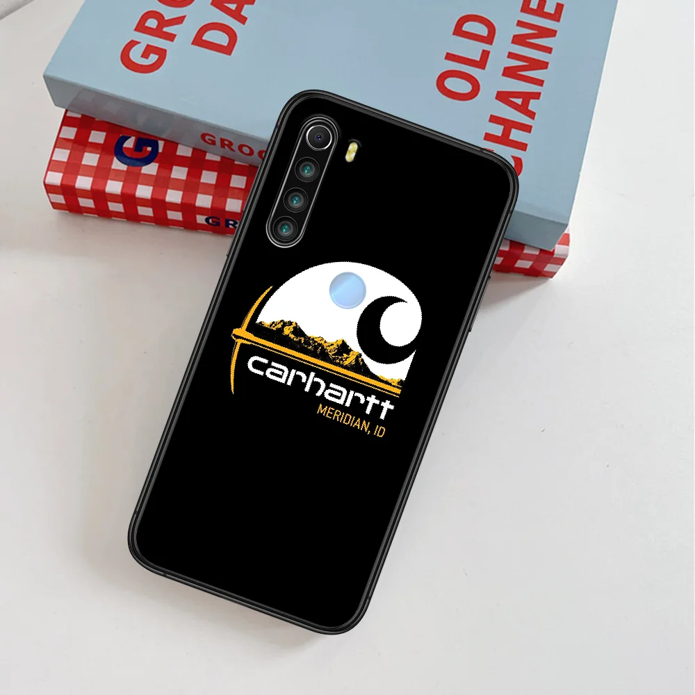 

Carhartts Fashion Trend Brand Phone Case For Xiaomi Redmi Note 7 8 8T 9 9S 4X 7 7A 9A K30 Pro Ultra black Waterproof Tpu Coque