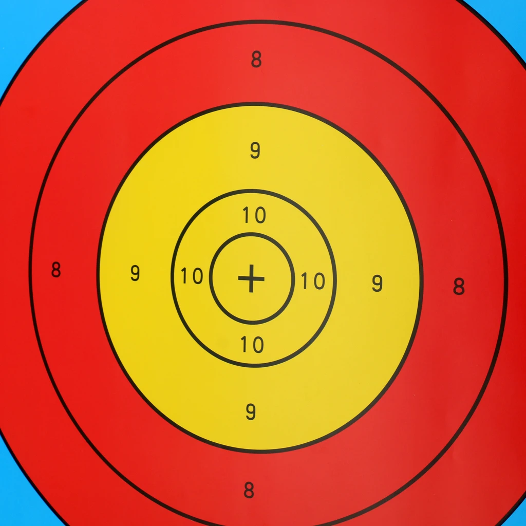 

12x Archery Target Paper Outdoor Hunting Target Sheets 40x40cm