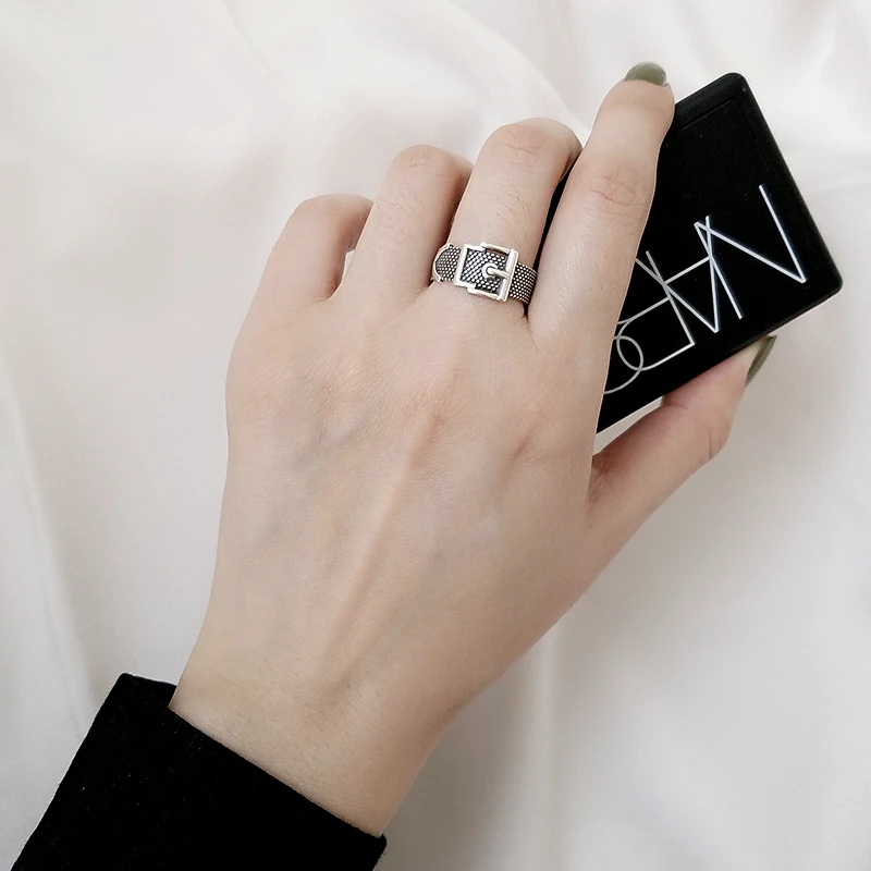 Женское винтажное богемное кольцо JIANERY большое серебристое на пояс ювелирное