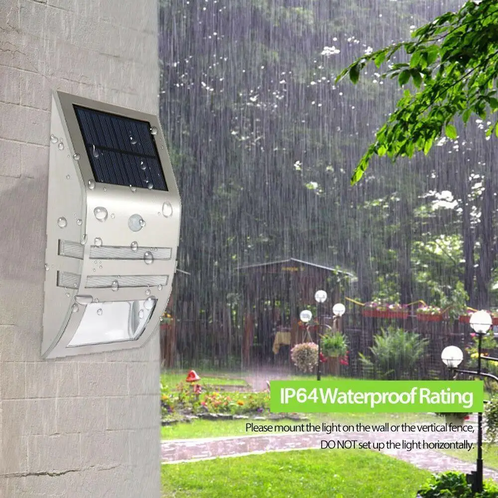 

Wall Light Solar Garden Outdoor Home Landscape Walkway Lights LED Solar Powered Lights Security Yard Lamp Eco-Friendly Durable