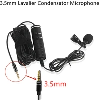 3 5mm lavalier condensator microphone for phoneslr camerapc used for recording musiclive streamingetc plug and play