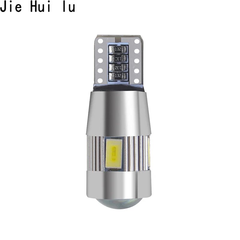 Стайлинга автомобилей CANBUS DC 12V T10 светодиодный 194 192 158 W5W 5630 6SMD 6 лампочек SMD Авто Светодиодный Маркер парковочная лампа светильник s лампы