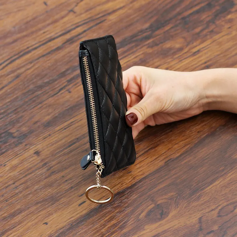 Короткий кошелек для мелочи и кредитных карт женщин роскошный брендовый