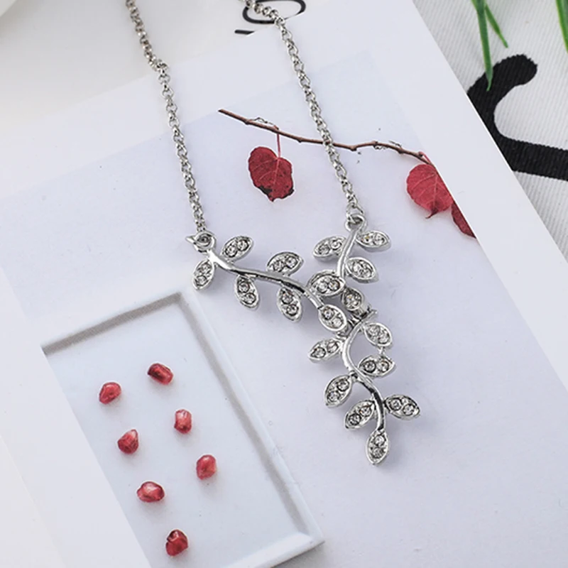 Женское колье чокер BAOPON серебряное ожерелье с цветком ювелирное изделие в