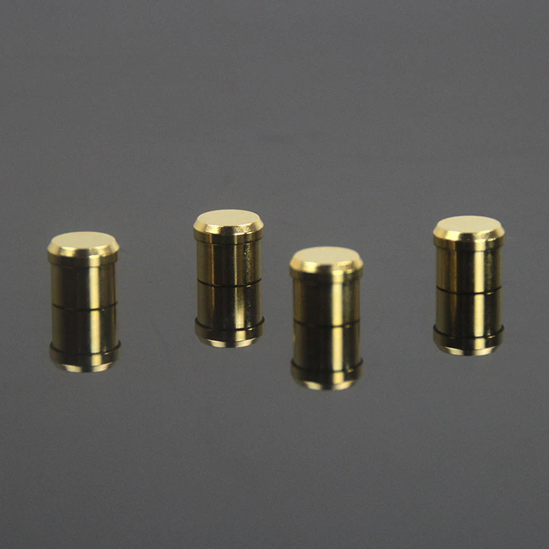 Hi-Fi 8-50 шт. позолоченный Короткий разъем электрической цепи Phono RCA защитный