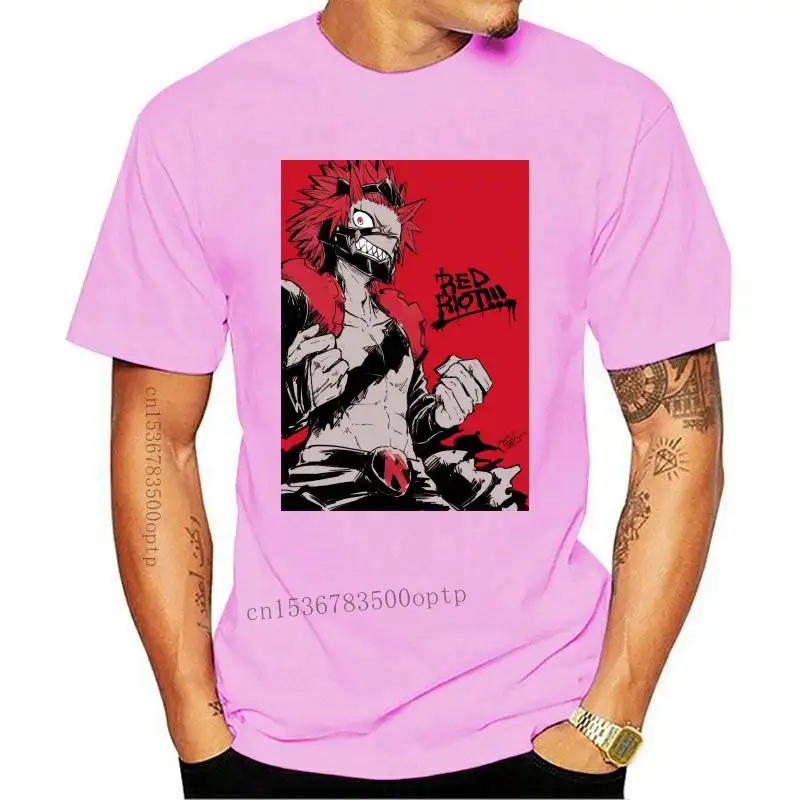 

New 2021 Fashion Men T Shirt Kirishima Eijirou t shirt Summer Fashion Men Cotton O-neck Tshirt Funny Tees Tops Harajuku