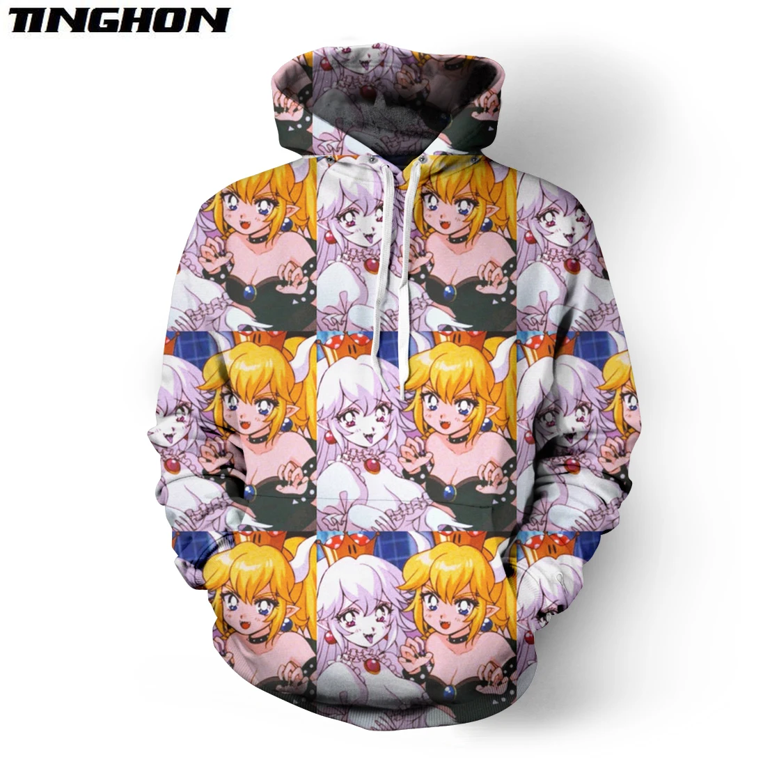 Милый свитшот в стиле аниме забавная крутая уличная одежда Женский/мужской