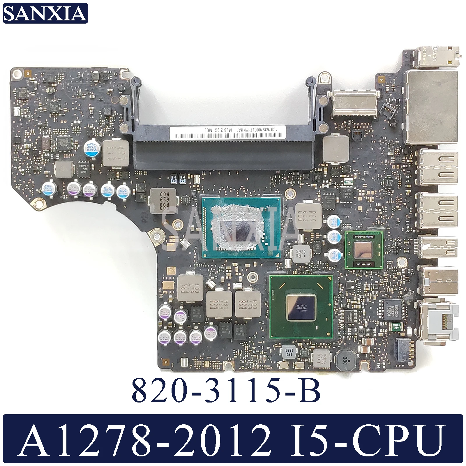 Материнская плата KEFU 820 3115 B для ноутбука Apple MacBook Pro A1278 2012 MD101 MD102 оригинальная