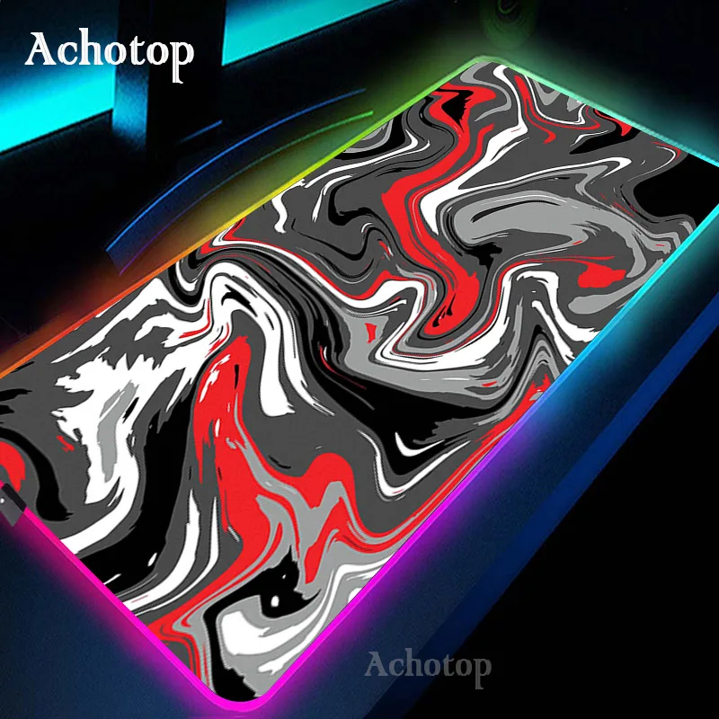 

Жидкий большой коврик для мыши Strata, RGB, XL, игровой коврик для мыши со светодиодной подсветкой, игровой коврик для мыши, большой коврик для мыш...