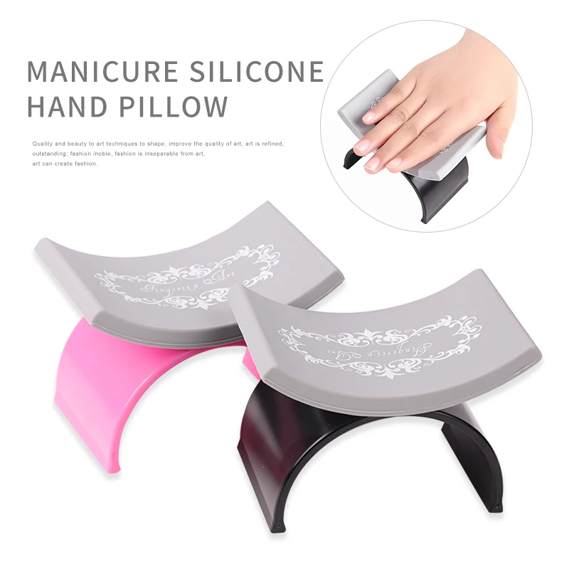 

1Pcs Table Stand for Nails Manicures 2021 U Shape Silicone Hand Rest Accessories for Manicure Professional Nail Material