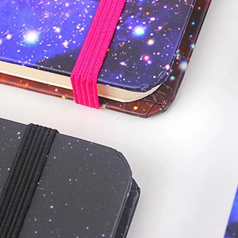 Серия звездное небо крафт-бумага записная книжка журнал дневник блокнот планировщик papelaria escolar школьные принадлежности жесткий чехол