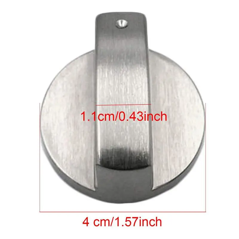 Лучшие предложения плиты ручка для духовки (4 шт.) 6 мм Универсальные серебряные