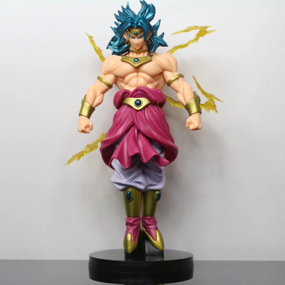 1-A53 Dragon Ball Z Broli Broly Супер Saiyan стоящая версия ПВХ фигурка DBZ Goku Fighting Коллекционная модель 22 см - Цвет: 1-A53