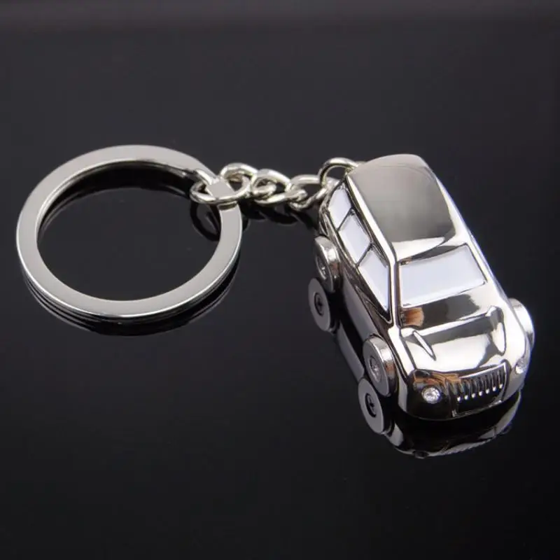 

New Fashion Simulation Cartoon Small Car Keychain Creative Unisex Car Bag Key Ring Pendant Gift For Car Lovers Wholesale Gift
