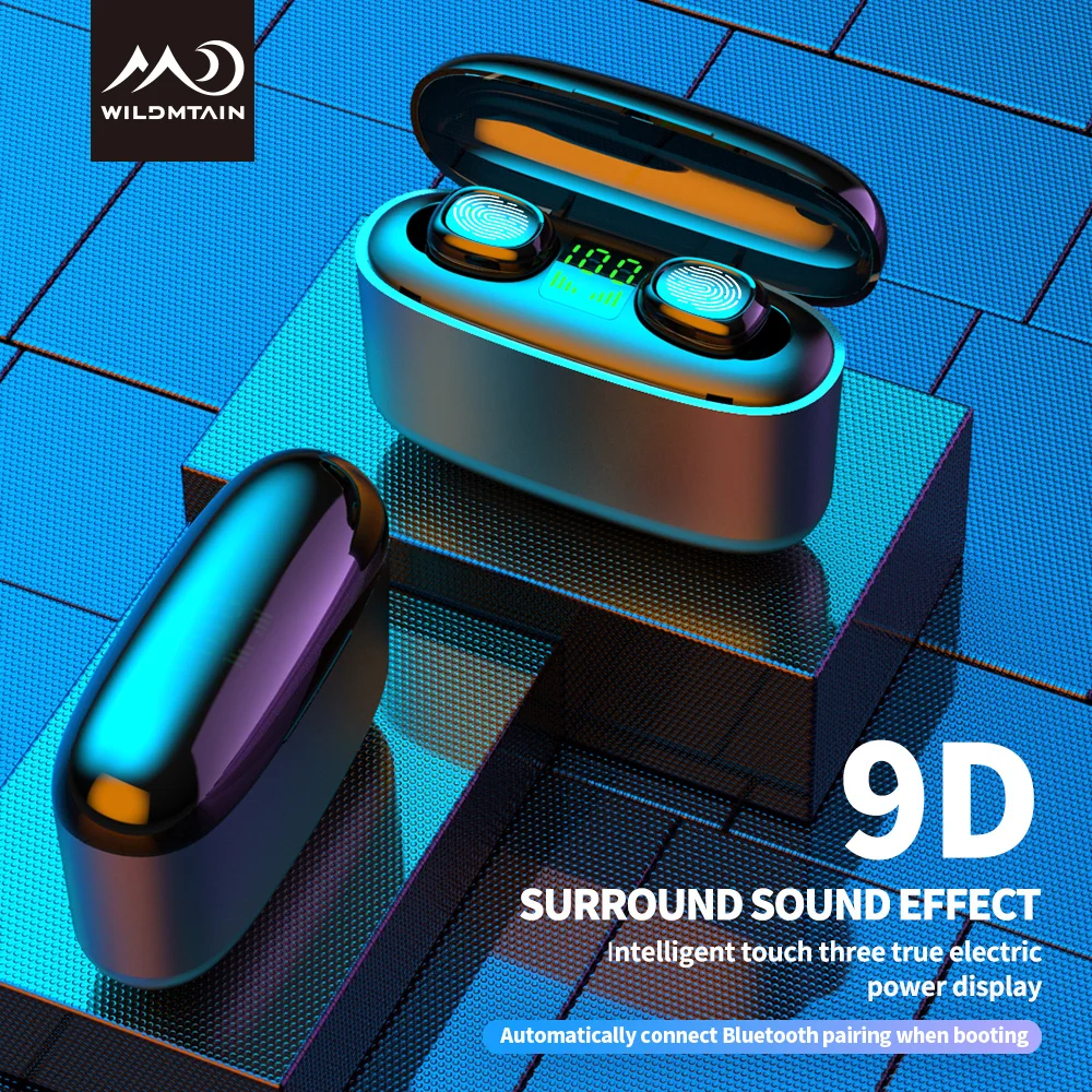 TWS наушники с поддержкой Bluetooth 5 0 и встроенным микрофоном|Наушники гарнитуры| |