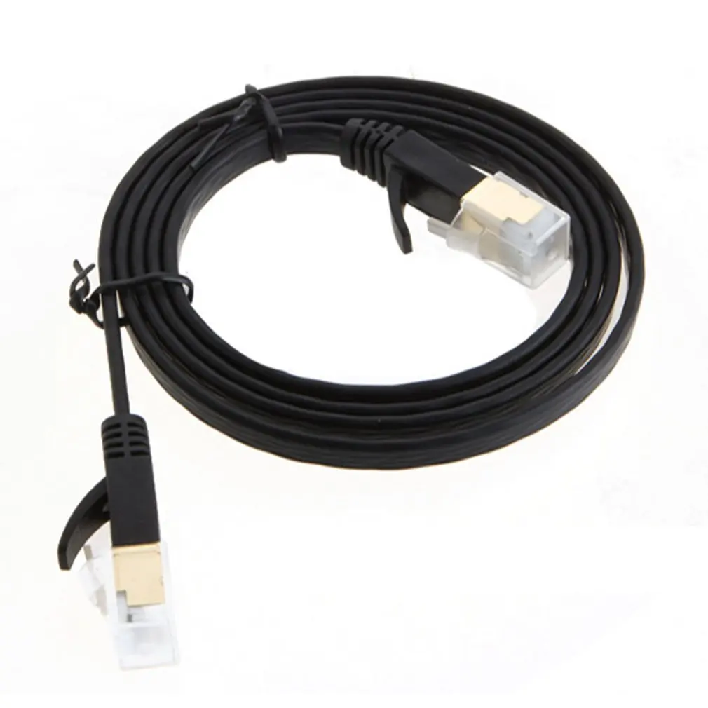 CAT7 Ethernet кабели разъем Интернет сетевой кабель Патч-провод плоский дизайн провода