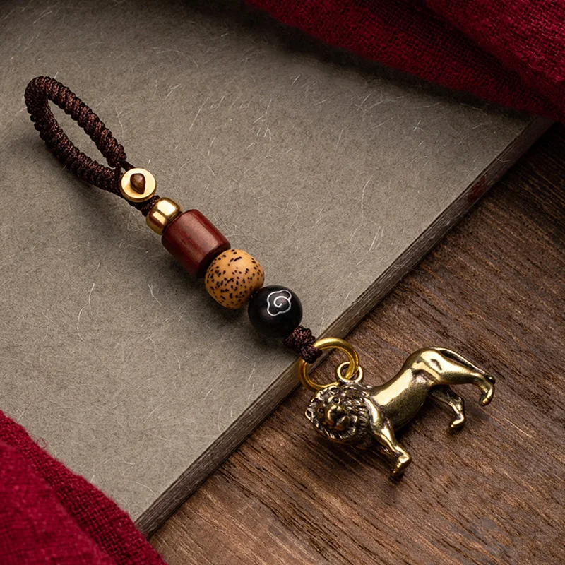 Медные маленькие подвески в стиле ретро ручная работа плетеный шнур