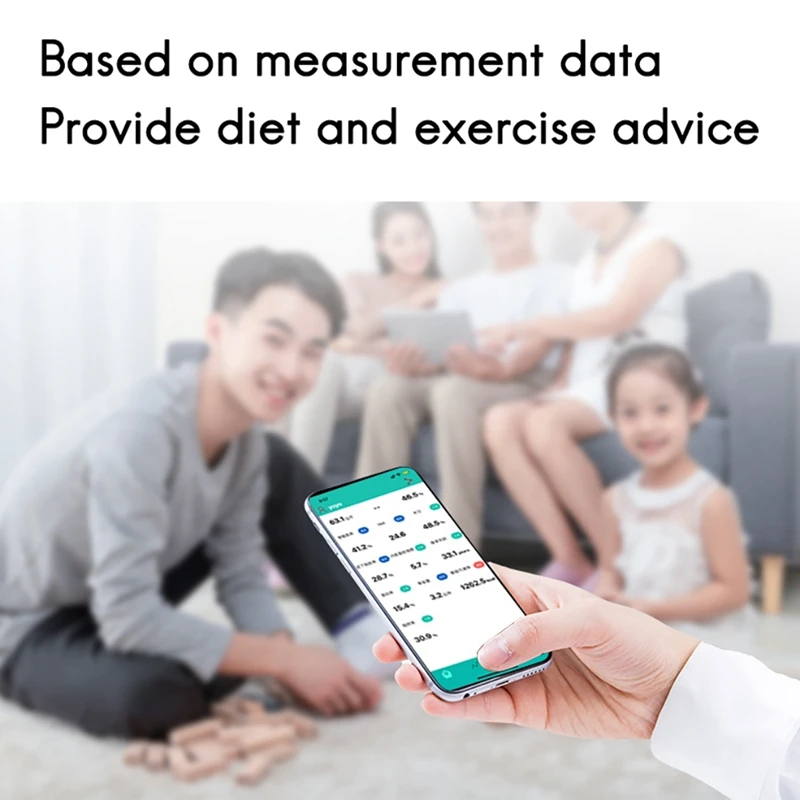 Smart Body Scale Bathroom USB Rechargeable Weight With Bluetooth Sync Data And Fitness App | Дом и сад