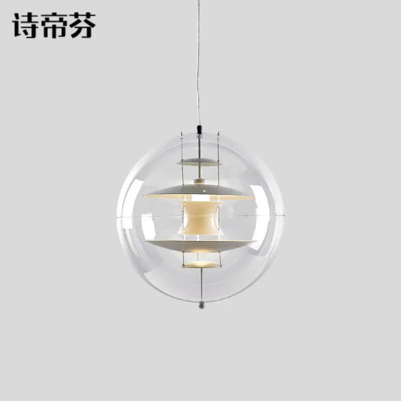 Японский подвесной потолочный светильник стеклянный светодиодный для спальни