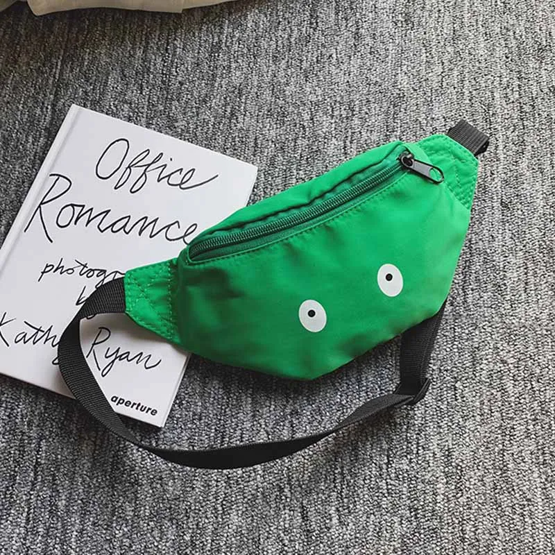 

Kids Waist Pack Cute Eyes Chest Bag Boy Girl Adjustable Fanny Belt Bags New
