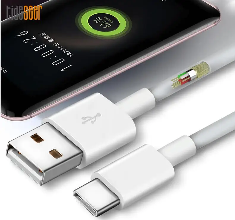 Кабель USB Type-C 1 м/2 м/3 м для Samsung S10 Plus кабели Micro быстрой зарядки Huawei Mate 20 Lite кабель