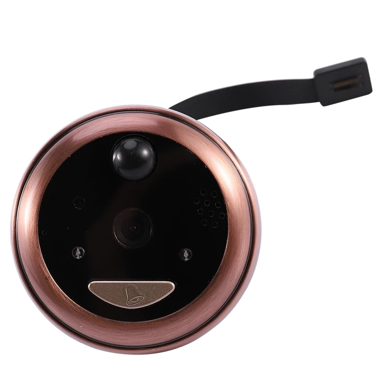 Video Peephole Wifi 4.3 Inch Digital Door Camera Doorbell 720P Night Vision PIR Motion Detection 166 Degree Viewer Cloud | Обустройство